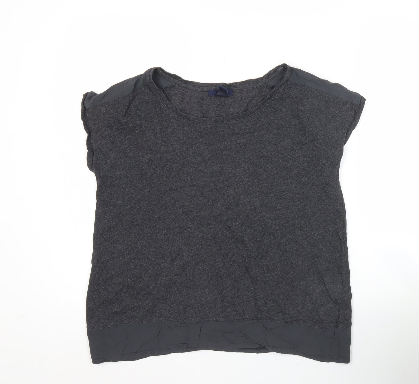Gap Women's Grey Cotton Blend Sleeveless T-Shirt Size S Casual