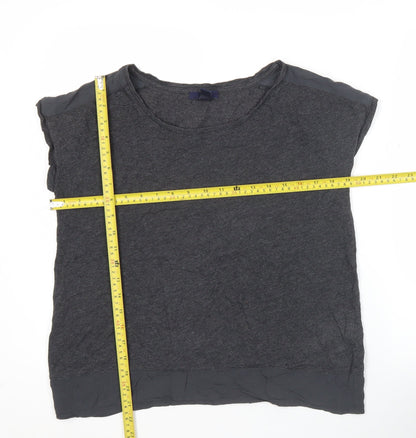 Gap Women's Grey Cotton Blend Sleeveless T-Shirt Size S Casual