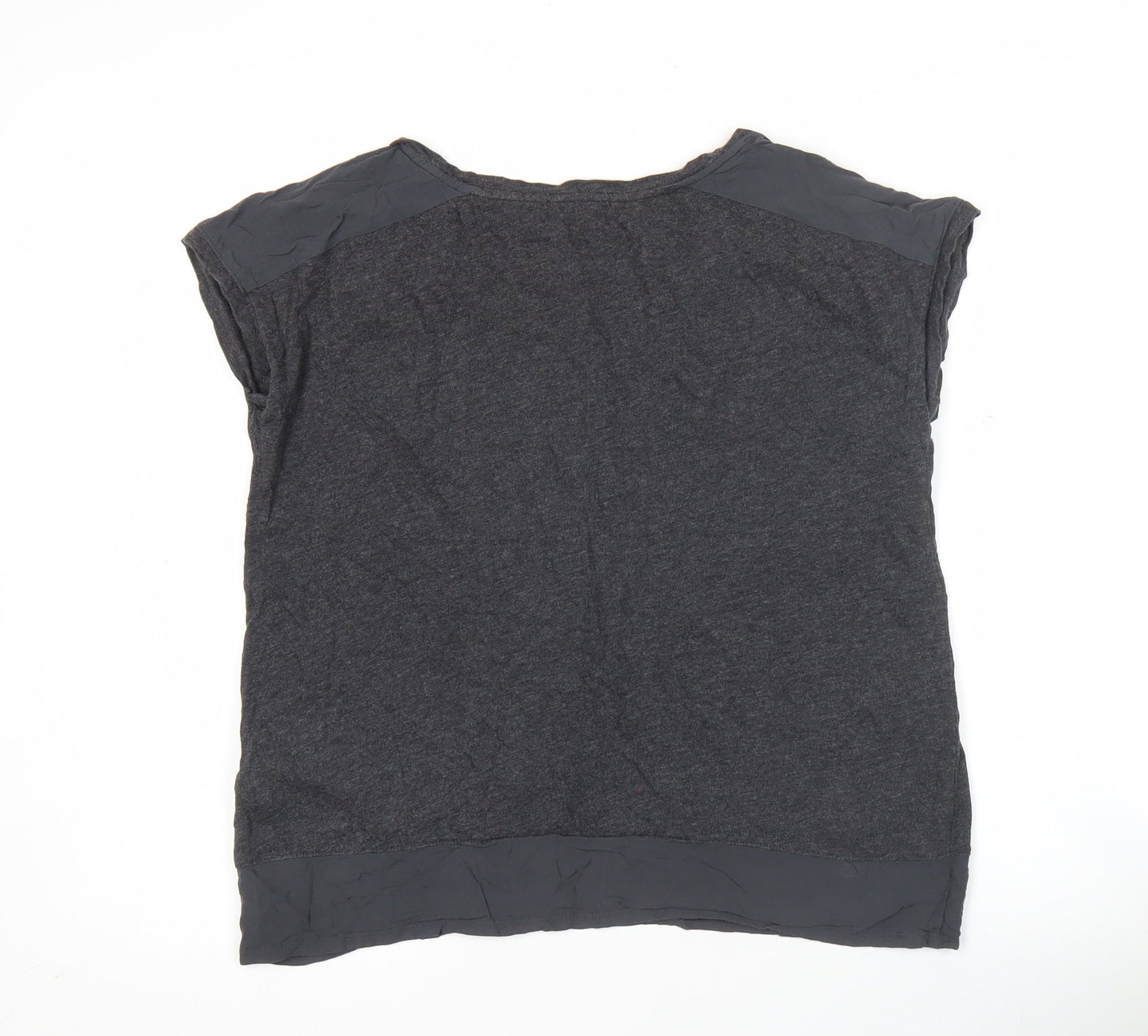Gap Women's Grey Cotton Blend Sleeveless T-Shirt Size S Casual
