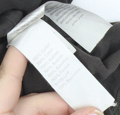 New Look Men Black Graphic Hip Hop City T-Shirt Size M Cotton