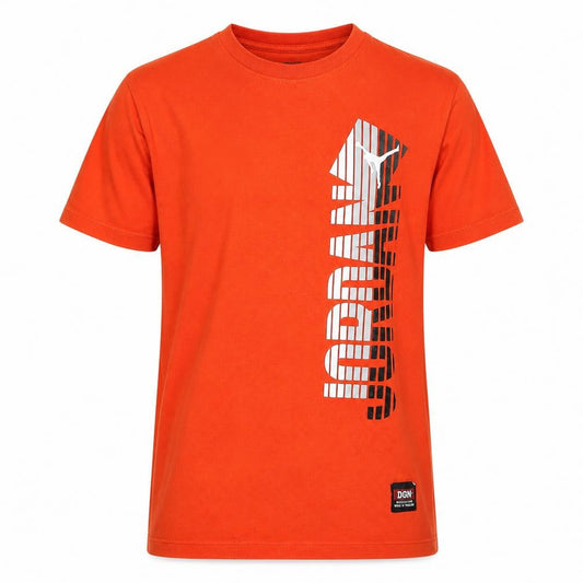 DGN Mens Red Sports Graphic Print T-Shirt Size L