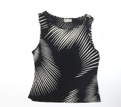 Womens UK Size 16 Wallis Black Basic Tank