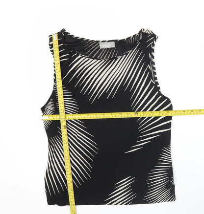 Womens UK Size 16 Wallis Black Basic Tank