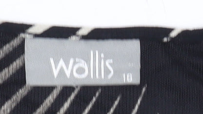 Womens UK Size 16 Wallis Black Basic Tank
