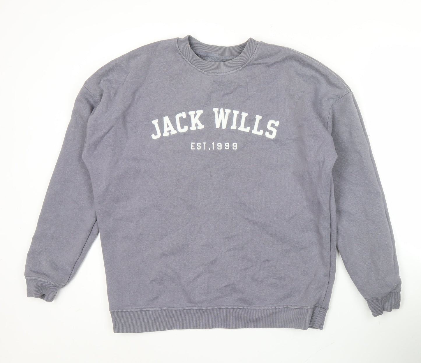 Womens UK Size 10 Jack Wills Grey Pullover Sweatshirt