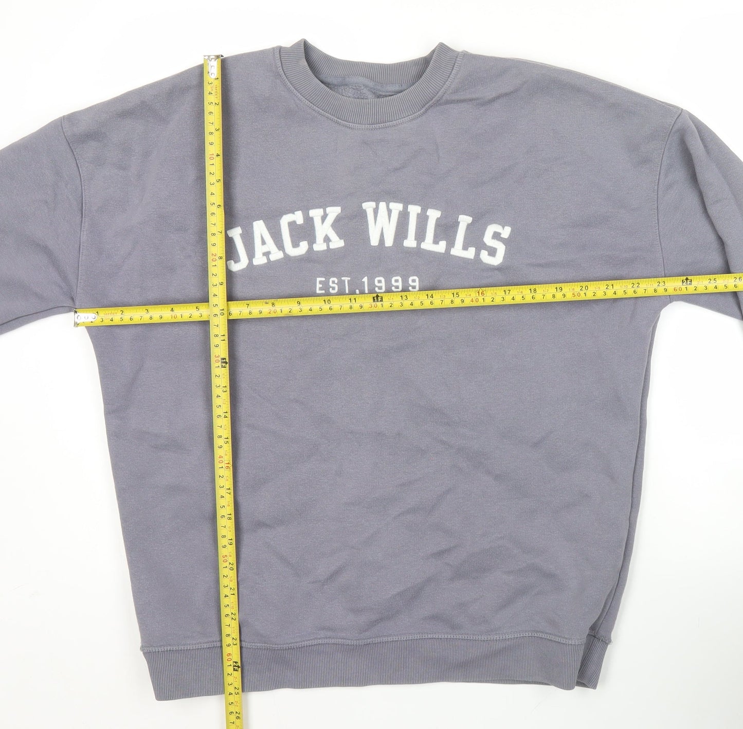 Womens UK Size 10 Jack Wills Grey Pullover Sweatshirt