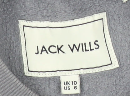 Womens UK Size 10 Jack Wills Grey Pullover Sweatshirt