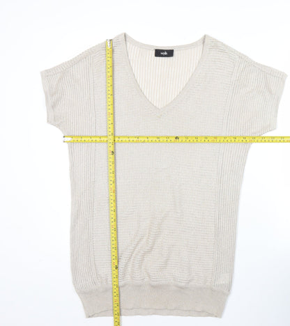 Womens UK Size S Wallis Beige Basic Blouse