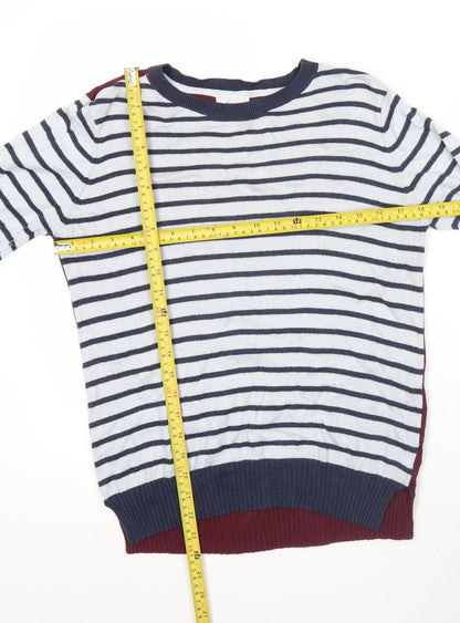 Linea Weekend Womens Multicoloured Striped Pullover Jumper Size M