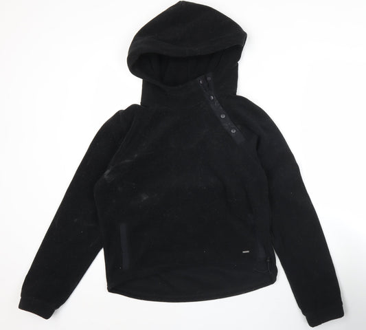 Mens UK Size S Hollister Black Pullover Hoodie