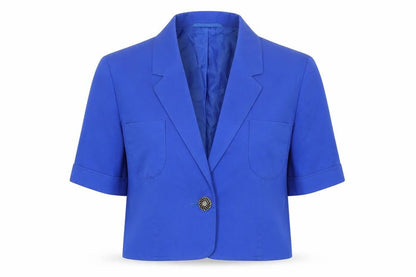 Womens UK Size 10 Planet Regular Blue Blazer