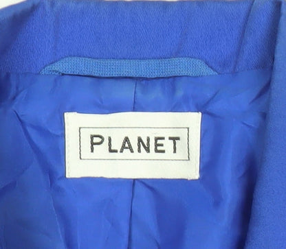 Womens UK Size 10 Planet Regular Blue Blazer