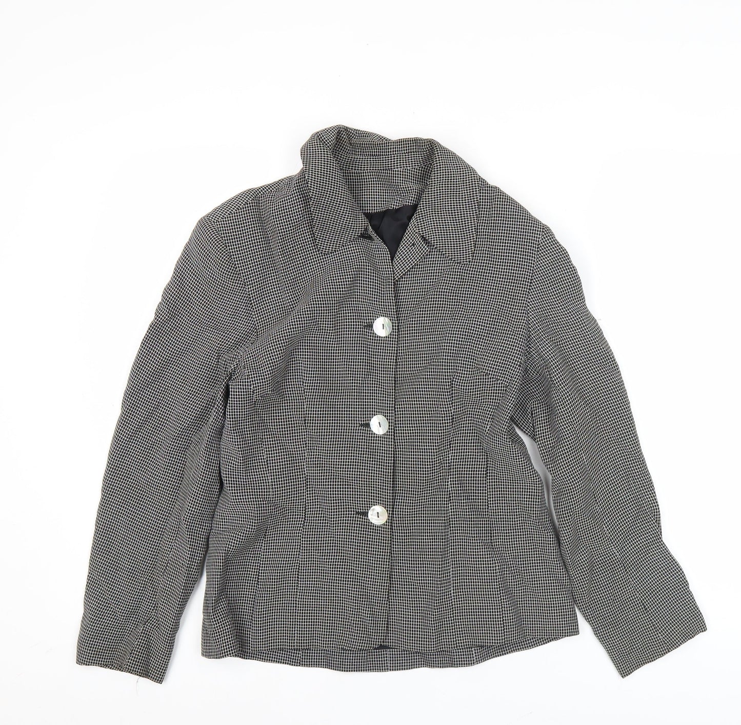 Womens UK Size 8 Richards Petites Black Suit Jacket