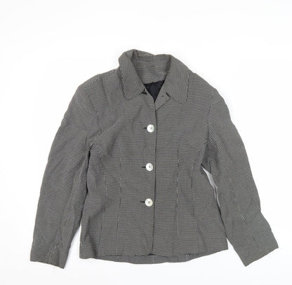 Womens UK Size 8 Richards Petites Black Suit Jacket