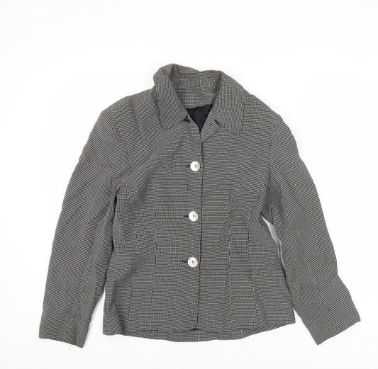 Womens UK Size 8 Richards Petites Black Suit Jacket