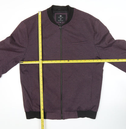 Mens UK Size M Swear & Mason Purple Bomber Jacket
