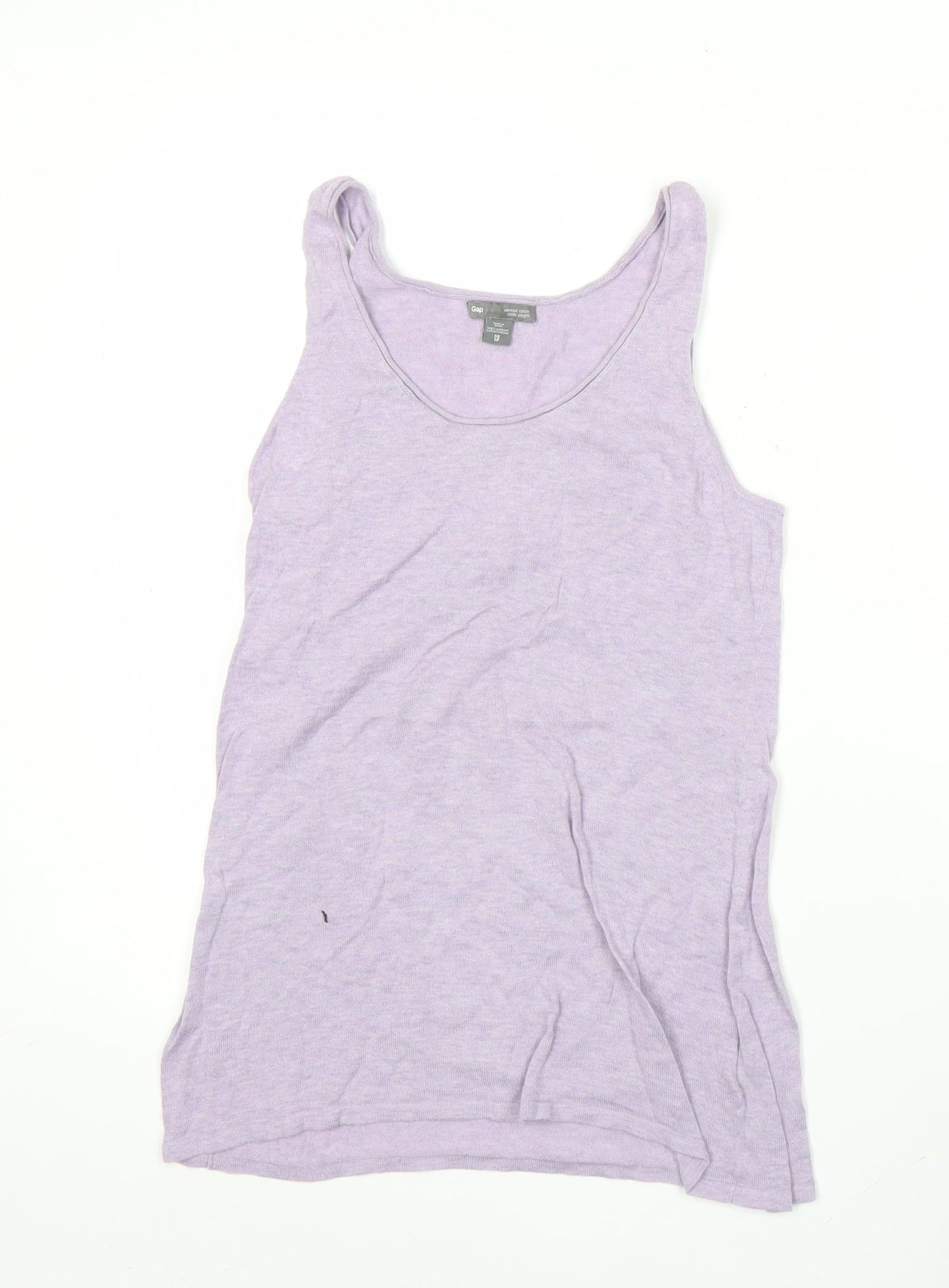 Gap Womens Purple XS Tank Top 100% Cotton Scoop Neck Summer Casual