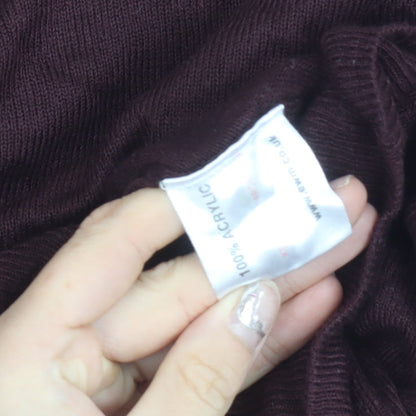 James Pringle Men's Brown M V-Neck Acrylic Pullover Jumper