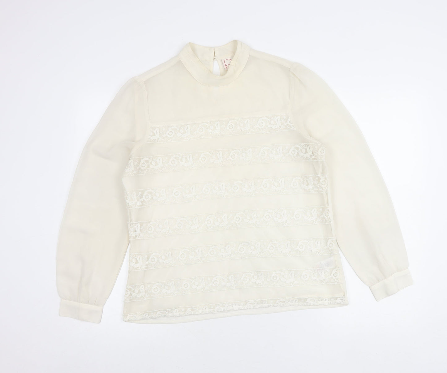 Womens UK Size 14 NEXT Ivory Tunic Blouse