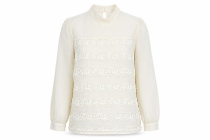 Womens UK Size 14 NEXT Ivory Tunic Blouse