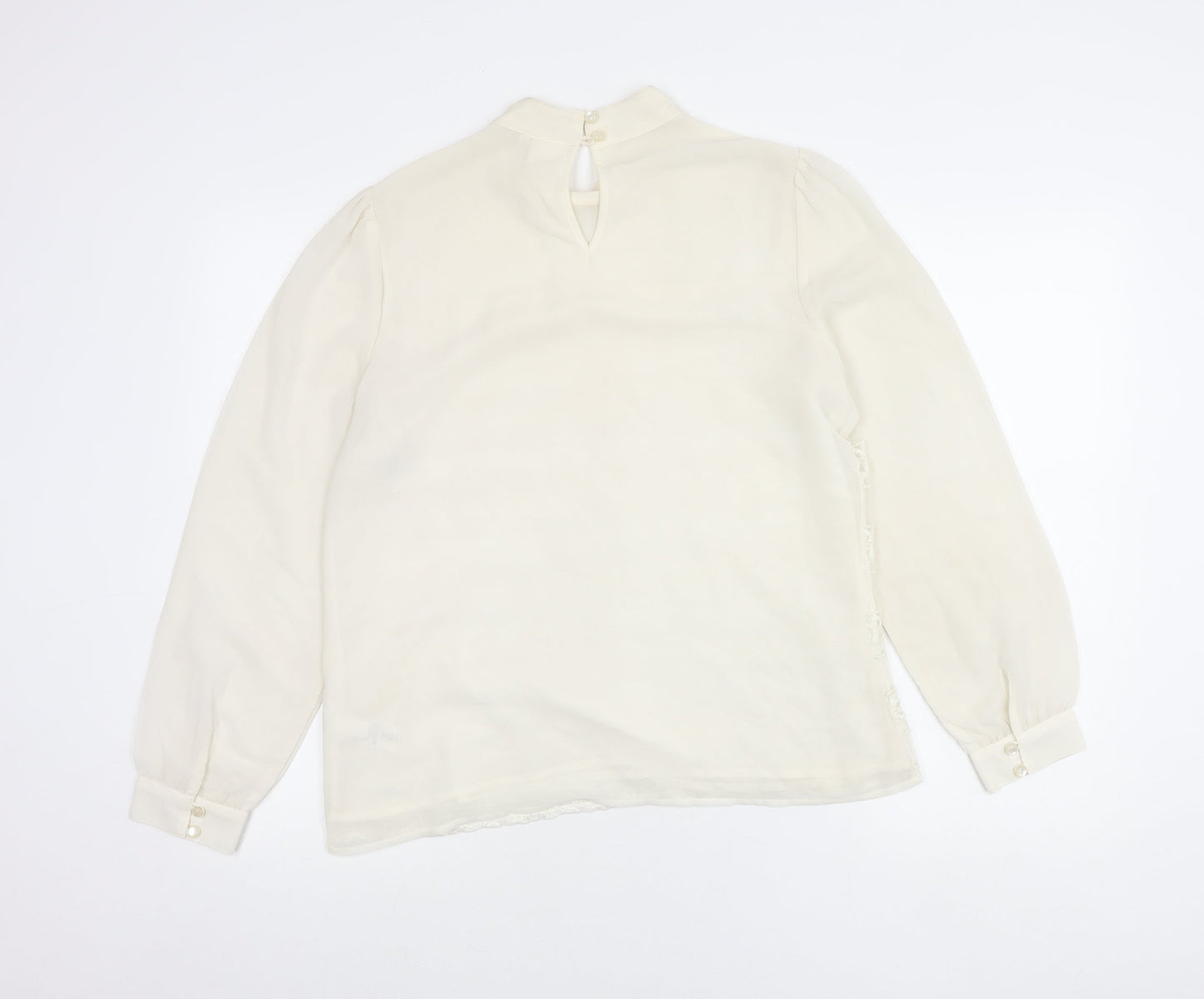 Womens UK Size 14 NEXT Ivory Tunic Blouse