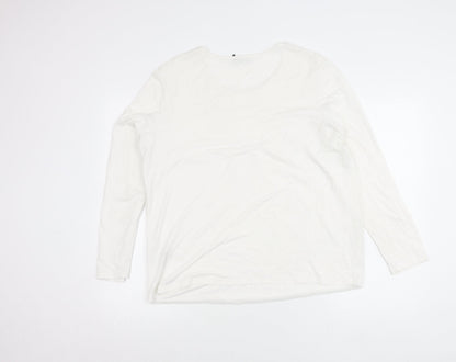 Womens UK Size 16 Gerry Weber White Basic Blouse