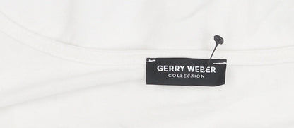 Womens UK Size 16 Gerry Weber White Basic Blouse
