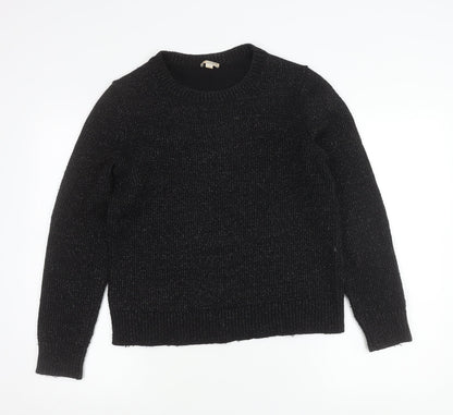 GAP Women’s Black L Pullover Jumper Crew Neck Long Sleeve Knit
