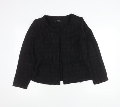 Moda at George Womens Black Bouclé Blazer Jacket Size 12