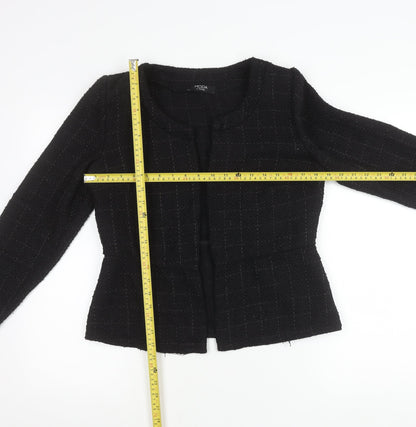 Moda at George Womens Black Bouclé Blazer Jacket Size 12
