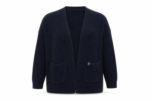 Womens UK Size M Superdry Blue Cardigan Jumper