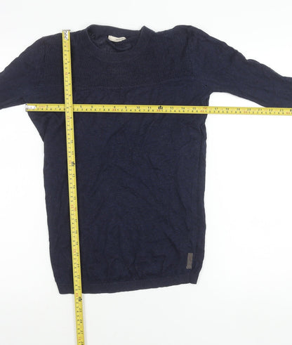 DKNY Jeans Women’s Blue S Pullover Jumper Crew Neck Knit