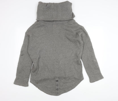 Womens UK Size S Only Grey Pullover Jumper