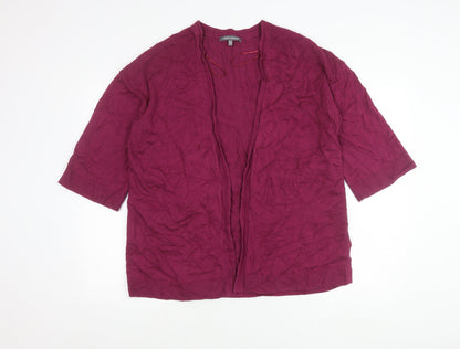 Womens UK Size 14 Laura Ashley Purple Cardigan Jumper