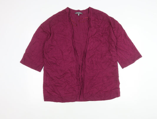Womens UK Size 14 Laura Ashley Purple Cardigan Jumper