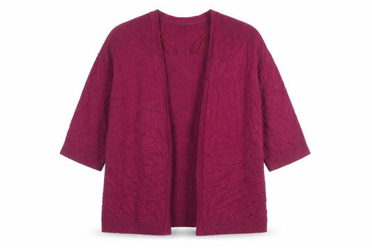 Womens UK Size 14 Laura Ashley Purple Cardigan Jumper
