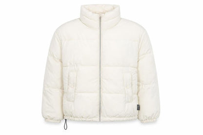Womens UK Size 12 Pull&Bear Ivory Puffer Jacket