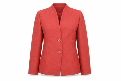 Womens UK Size 12 Classics Regular Red Suit Jacket