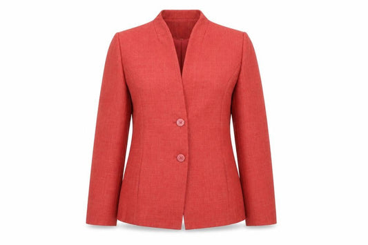 Womens UK Size 12 Classics Regular Red Suit Jacket