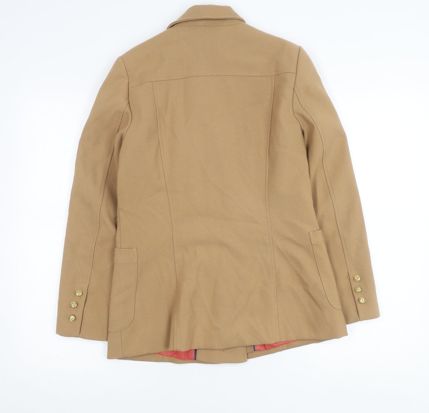 H&M Women’s Brown Double-Breasted Blazer Jacket UK 10