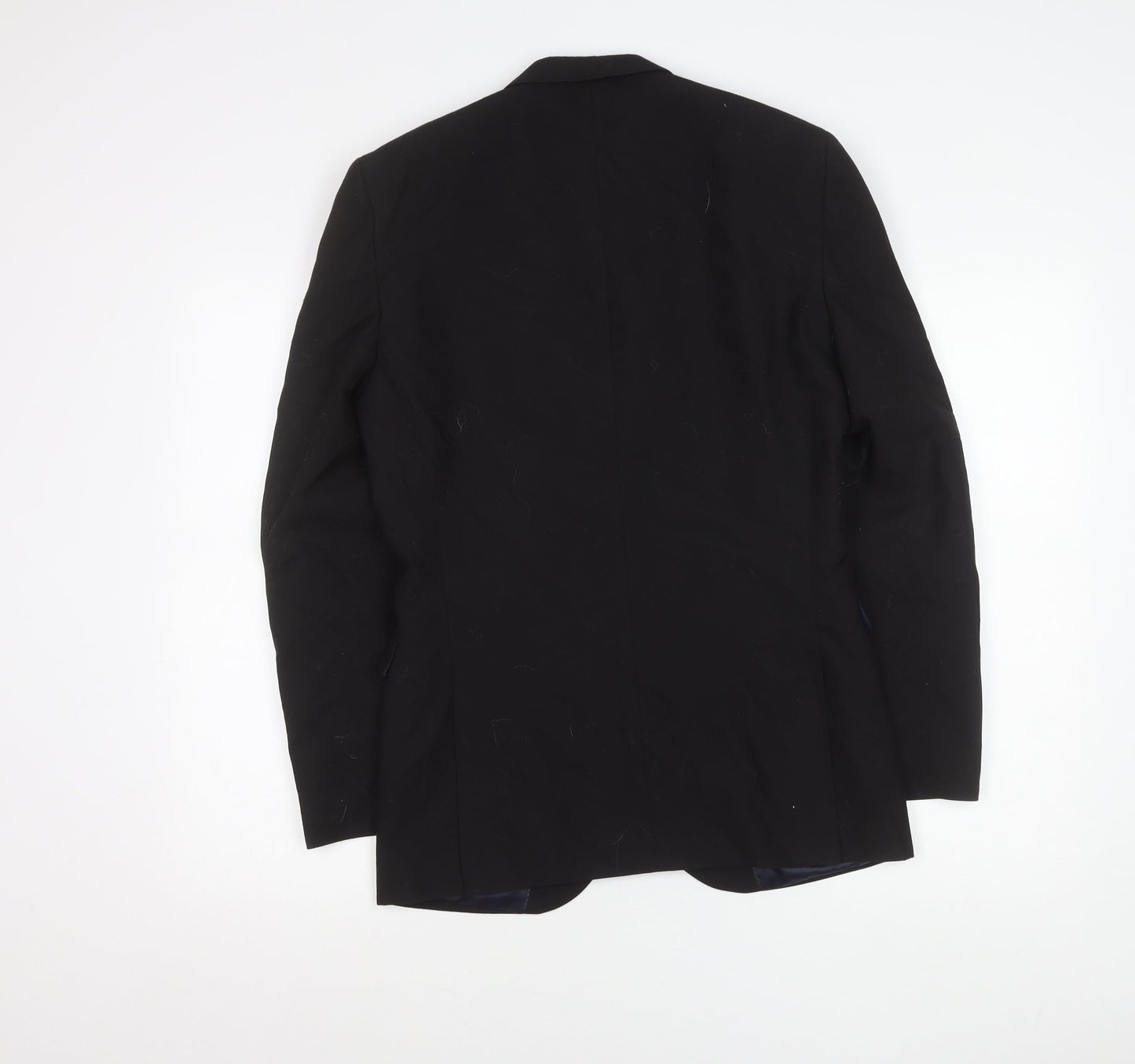 Next Womens Black Suit Jacket Size 10 Regular Tailored Two Button Workwear