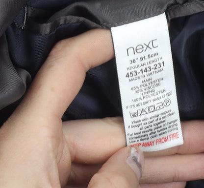 Next Womens Black Suit Jacket Size 10 Regular Tailored Two Button Workwear