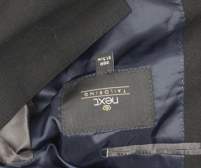 Next Womens Black Suit Jacket Size 10 Regular Tailored Two Button Workwear