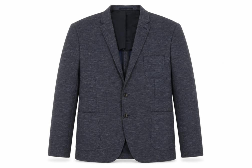 Mens UK Size XL Cedarwood State Regular Blue Suit Jacket