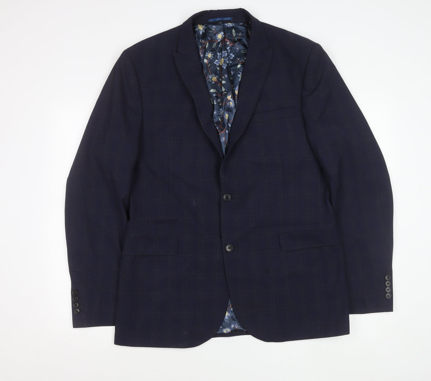 Mens UK Size 44 NEXT Regular Blue Suit Jacket