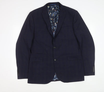 Mens UK Size 44 NEXT Regular Blue Suit Jacket