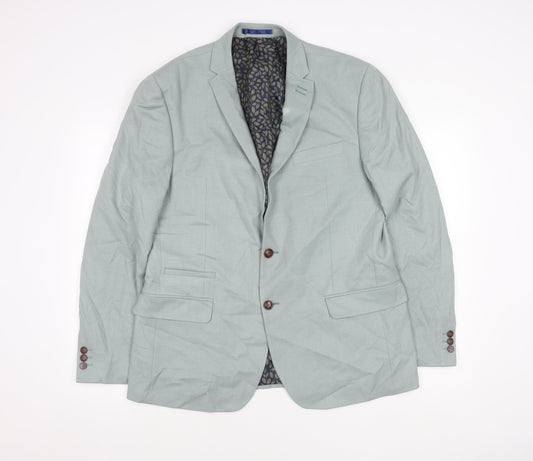 Mens UK Size 44 Antique Rogue Regular Grey Suit Jacket
