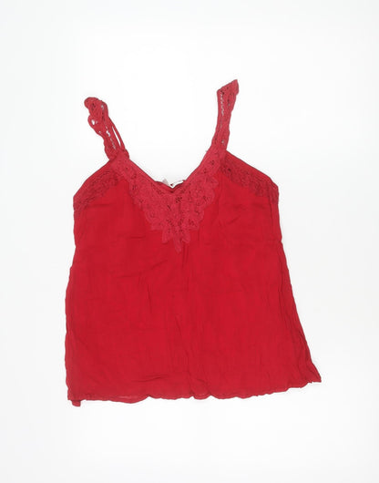 Womens UK Size 12 Wallis Red Camisole Tank