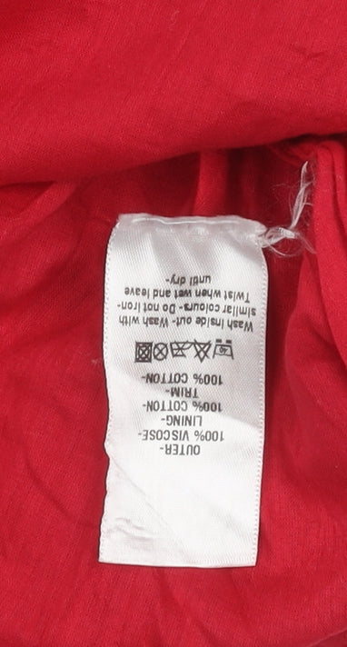 Womens UK Size 12 Wallis Red Camisole Tank