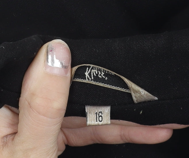 Klass Collection Women’s Black Size 16 Suit Jacket Blazer